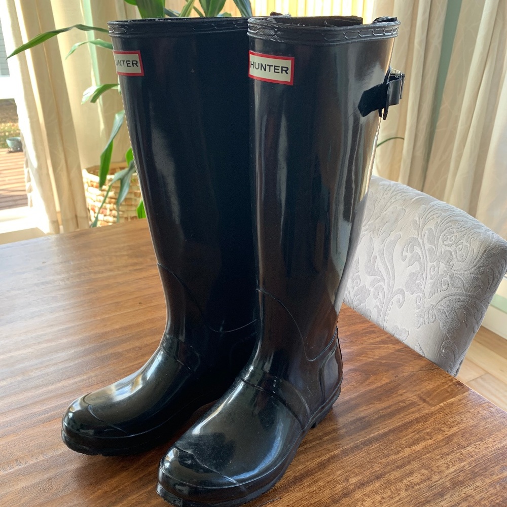 Hunter tall rain boots